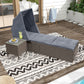 Panama 2-Piece Canopy Sunbed and Table Set